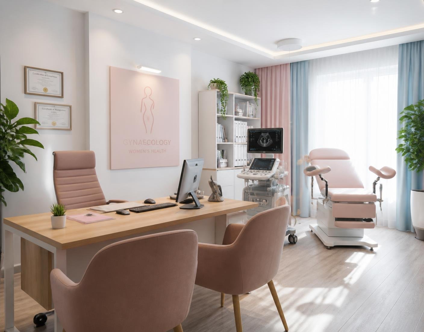 Consultation room at Dr. Utsa Ghosh's clinic
